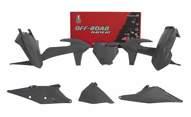 RACETECH Kunststoff-Kit Verkleidungsteile Grau KTM SX