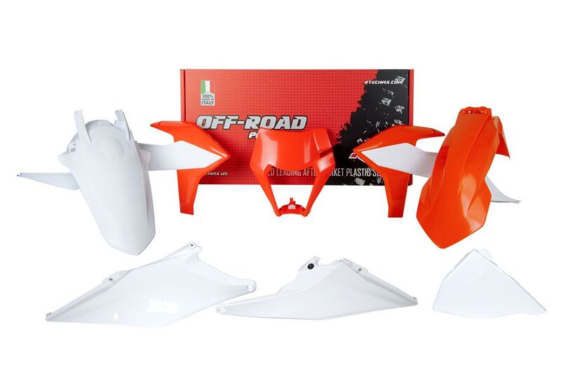 RACETECH Kunststoff-Kit Verkleidungsteile OEM Erzbergrodeo Farbe (2021) KTM