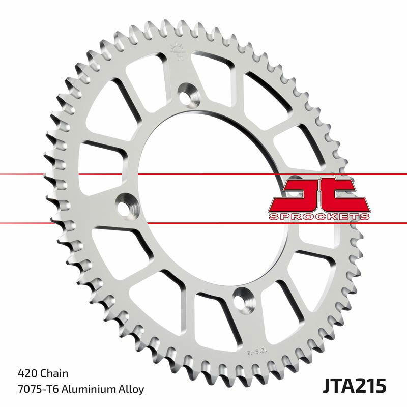 JT SPROCKETS Aluminium Ultraleichtes selbstreinigendes Kettenrad 215-520