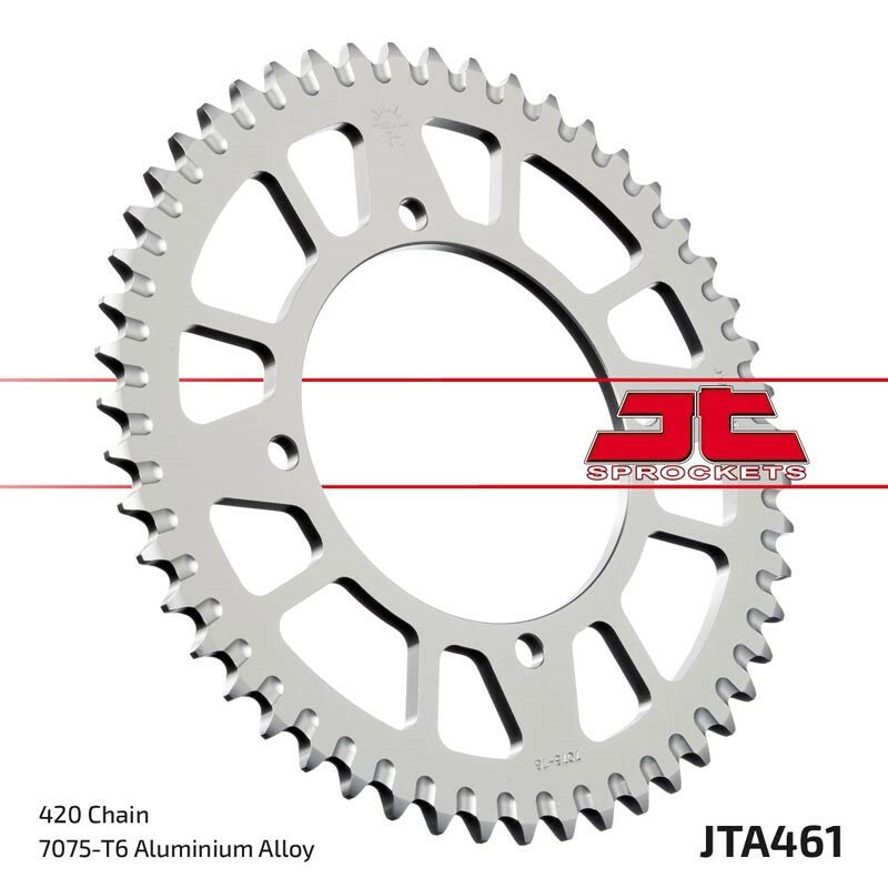 JT SPROCKETS Aluminium Ultraleichtes selbstreinigendes Kettenrad 461-420