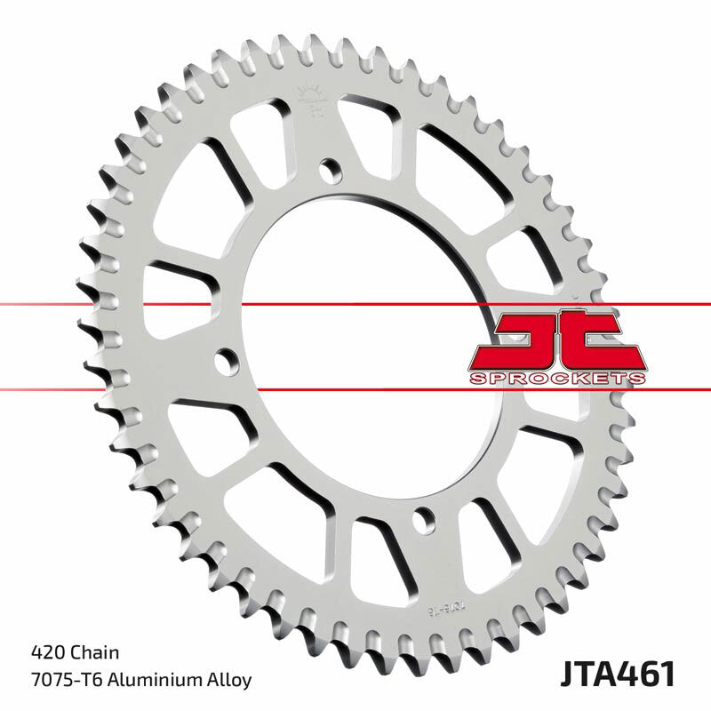 JT SPROCKETS Aluminium Ultraleichtes selbstreinigendes Kettenrad 461-520