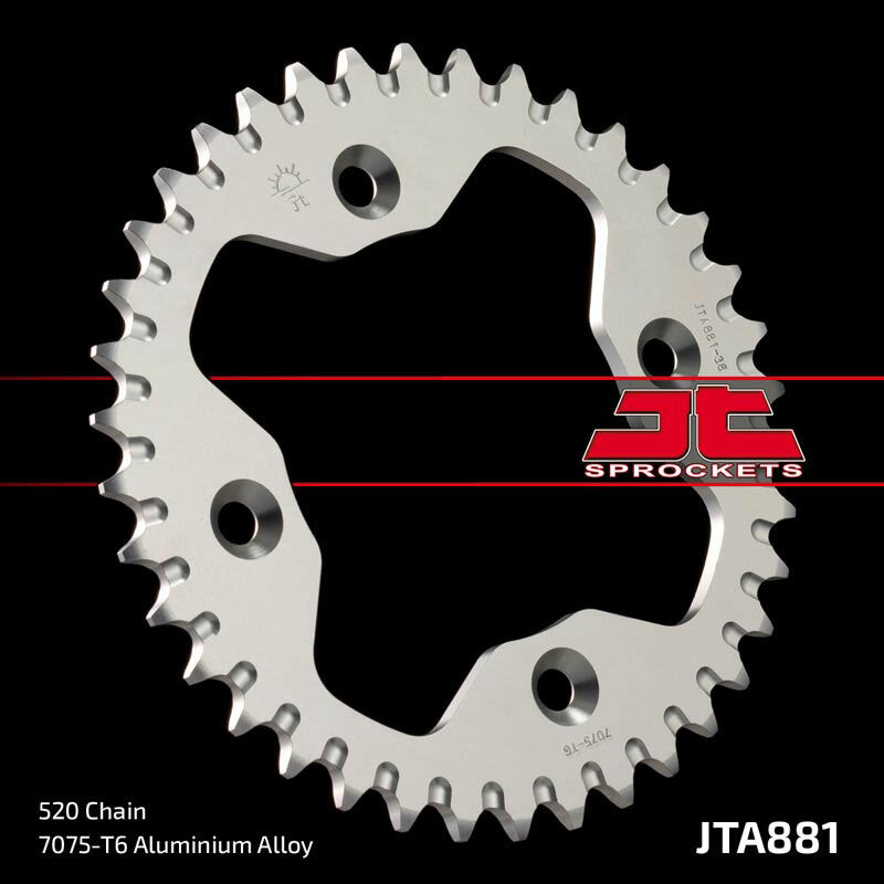 JT SPROCKETS Aluminium Ultraleichtes Kettenrad 881-520