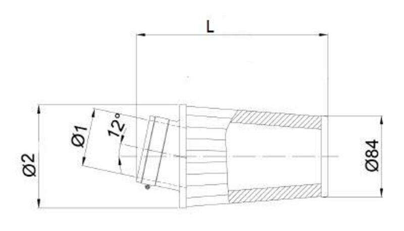 BMC Luftfilter konisch Ø 65 mm - FBSA65-128