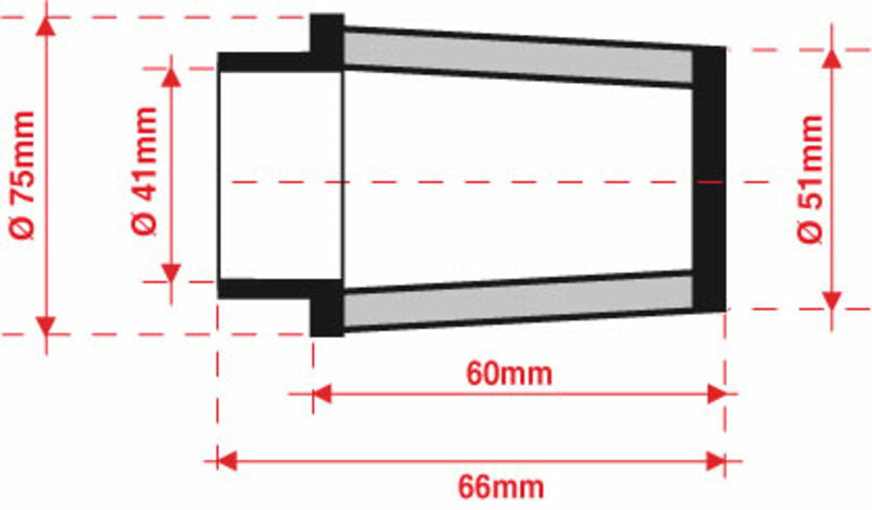 BMC Luftfilter konisch Ø 41 mm - FMSA41-60