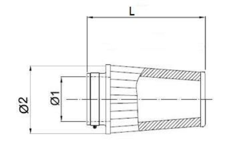 BMC Luftfilter konisch Ø 60 mm - FBSS60-85