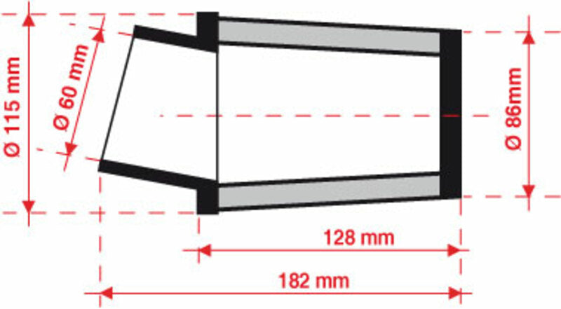 BMC Luftfilter konisch Ø 60 mm - FBSA60-128