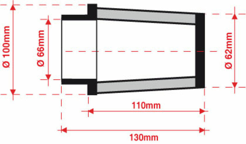 BMC Luftfilter konisch Ø 66 mm - FMSA66-110