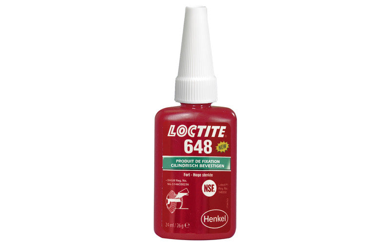 LOCTITE 648 Buchsen-Lagerkleber - 24ml Flasche