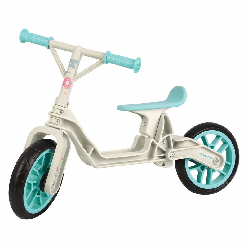 POLISPORT Balance Bike Up To 25kg Plastic Cream / Mint