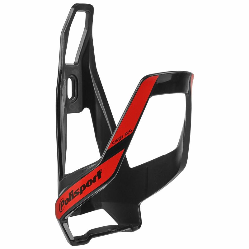 POLISPORT Bottle Cage Black/Red
