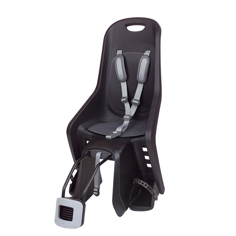 POLISPORT Bubbly Maxi Plus FF Rear Child Bike Seat Frame Mounting - Black/Dark Grey