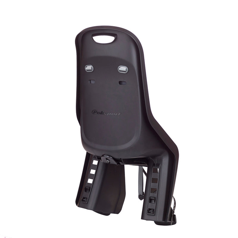 POLISPORT Bubbly Maxi Plus FF Rear Child Bike Seat Frame Mounting - Black/Dark Grey