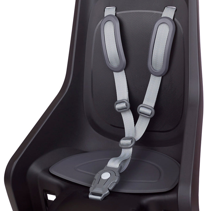 POLISPORT Bubbly Maxi Plus FF Rear Child Bike Seat Frame Mounting - Black/Dark Grey