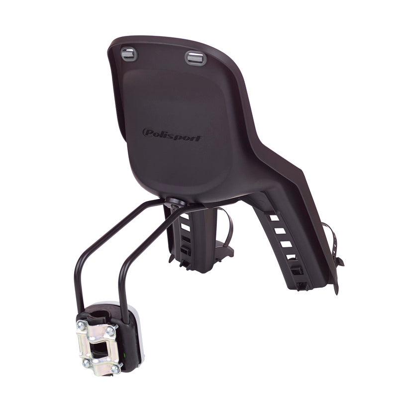 POLISPORT Bubbly Mini Plus FF Front Child Bike Seat Frame Mounting - Black/Dark Grey