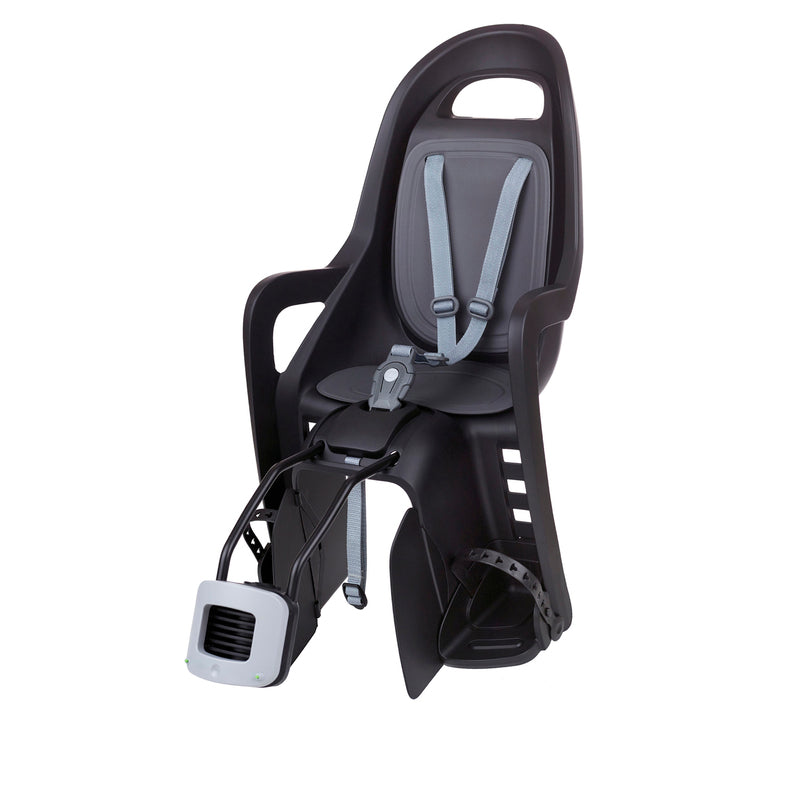 POLISPORT Groovy Maxi FF Rear Child Bike Seat Frame Mounting - Black/Dark Grey