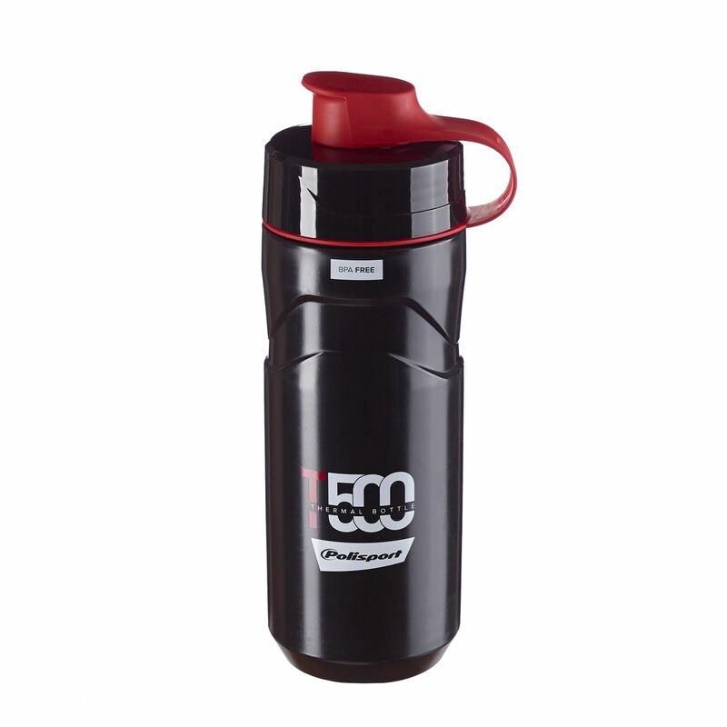 POLISPORT Thermal Bottle T500 Black/Red 500/650ml