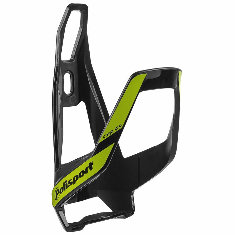 POLISPORT Bottle Cage Pro Black/Green