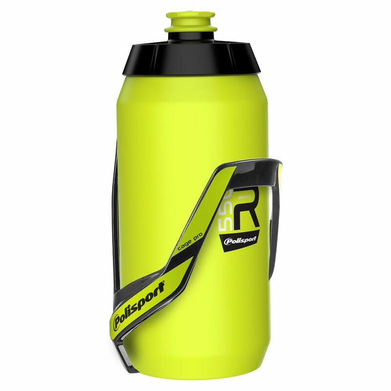 POLISPORT Bundle Kit - Holder Pro+Bottle R550 Fluo - 550ml