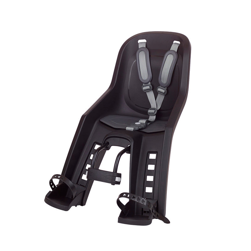 POLISPORT Bubbly Mini Plus Front Child Bike Seat Head Tube Mounting - Black/Dark Grey