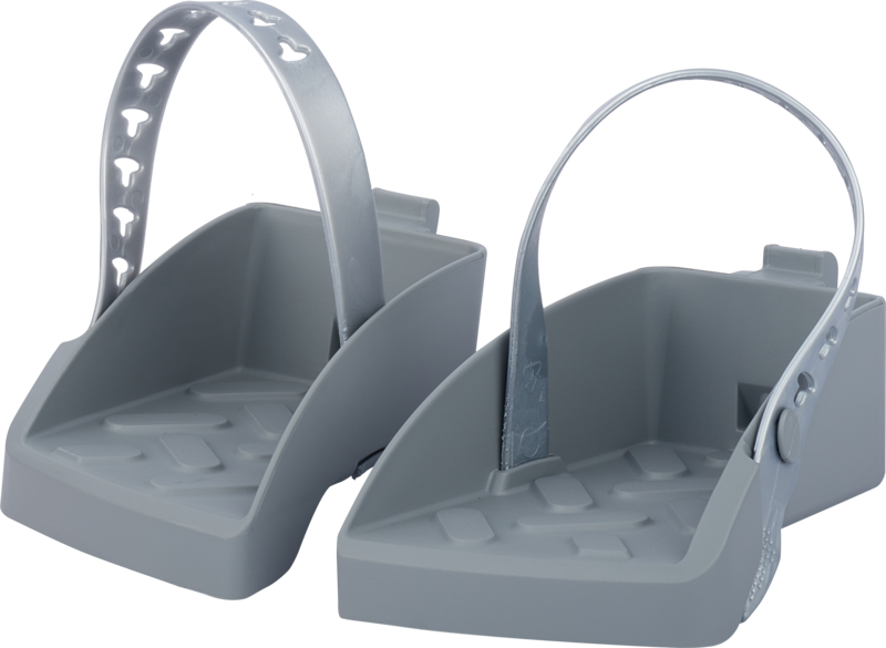 POLISPORT Footrests + Straps Light Grey Guppy Mini