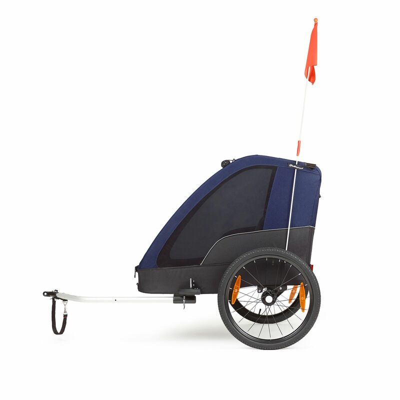 POLISPORT Child Trailer & Stroller Complete Grey/Blue
