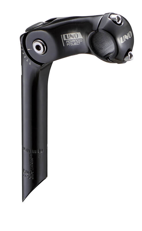 UNO 0°/ 60° Bicycle Handlebar Stem Adjustable Grade - 100mm Black