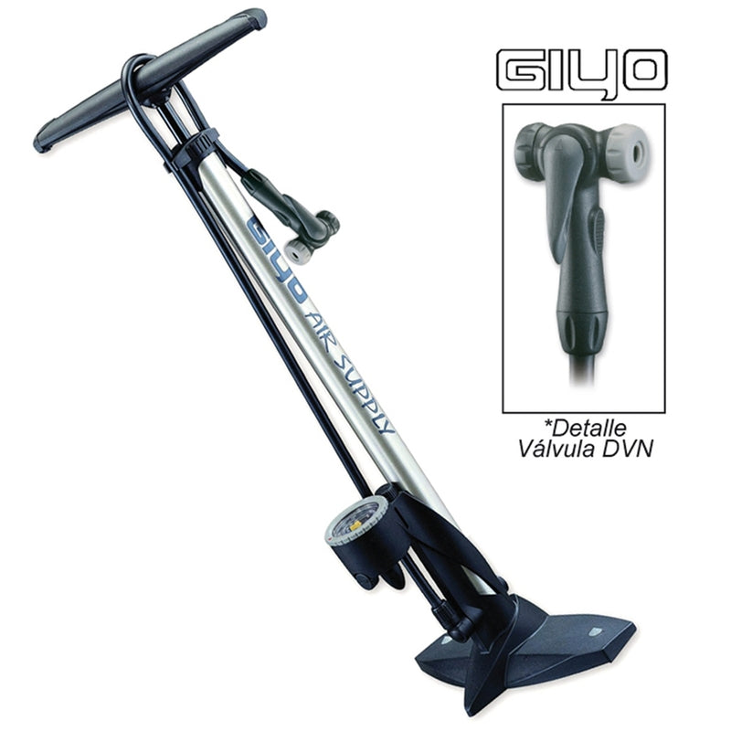 GIYO Workshop floor pump 11bar - Aluminum