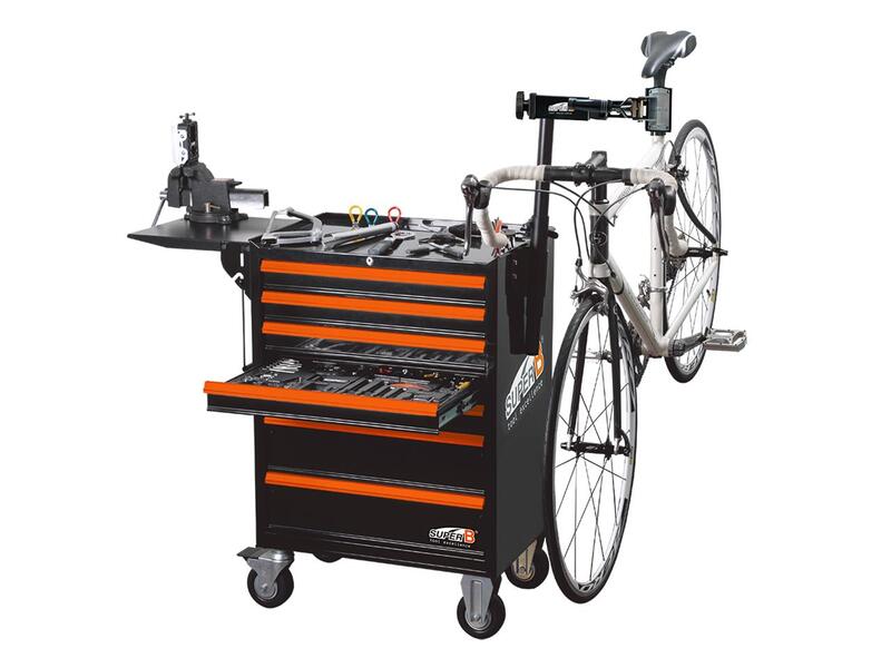 SUPER B Profesionnal Bike workstation W/plastic worktray