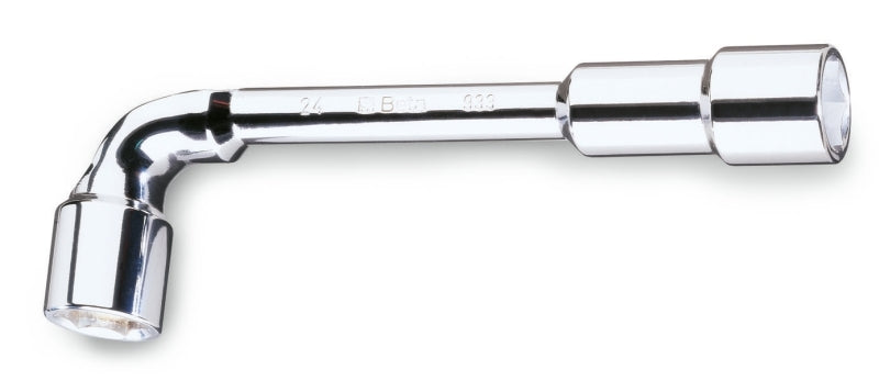 BETA Gekröpfter Sechskant-Steckschlüssel - 17mm Poliertes Chrom