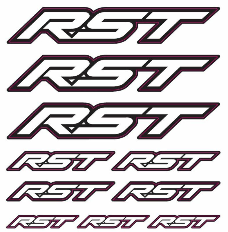 RST-Aufkleber Blatt