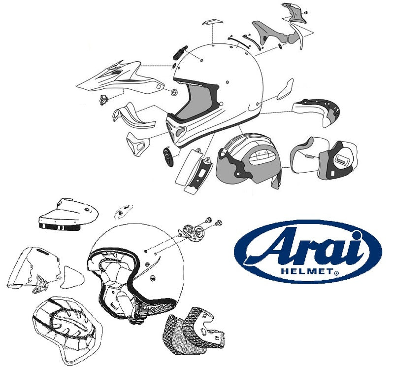 ARAI MX-V Top Card