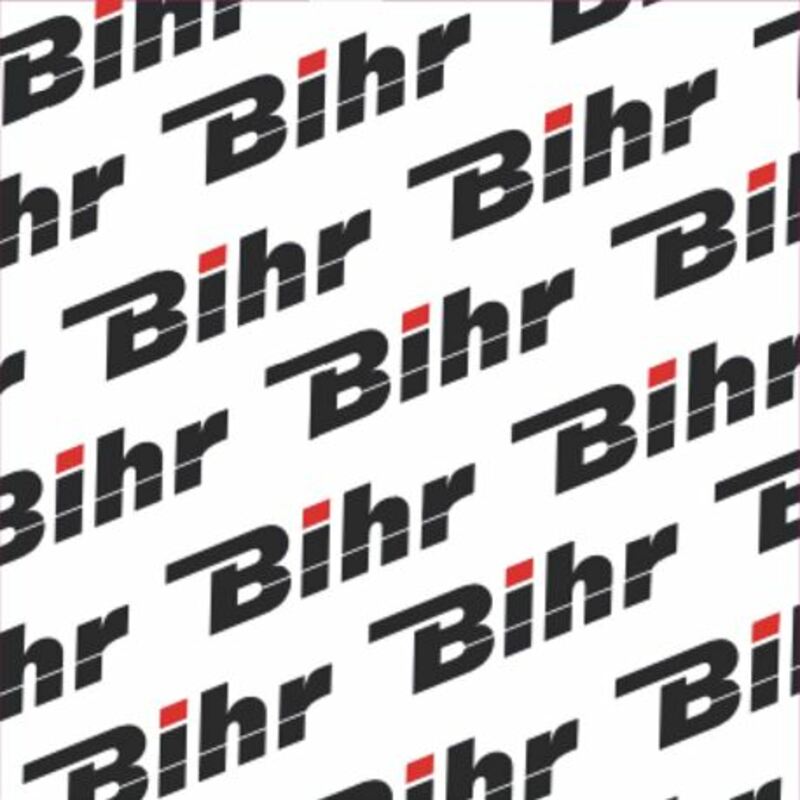 BIHR Papierwürfel weiss mit Logo