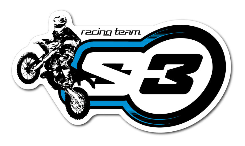 S3 Enduro Aufkleber 60x30cm
