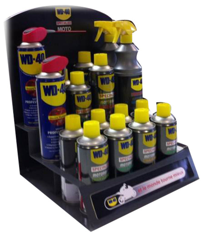 WD-40 Specialist Range display case