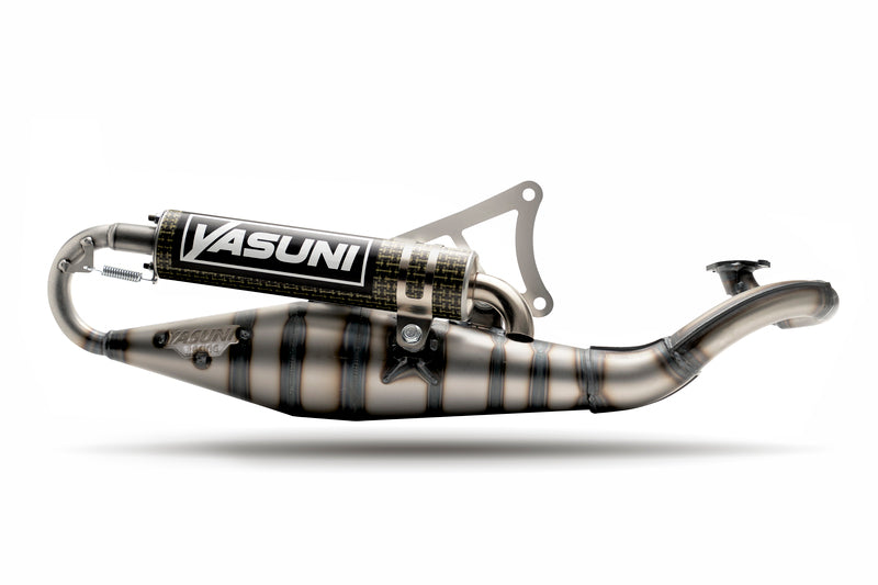 YASUNI Carrera 10 Komplett Auspuff Carbon/Kevlar - Minarelli Horizontal