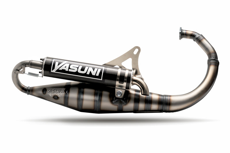 YASUNI Carrera 10 Komplett Auspuff Carbon - Minarelli Vertikal