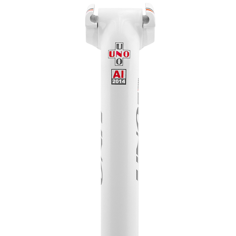 UNO TS 639 Bicycle Seatpost - 350mm Ø27.2 White