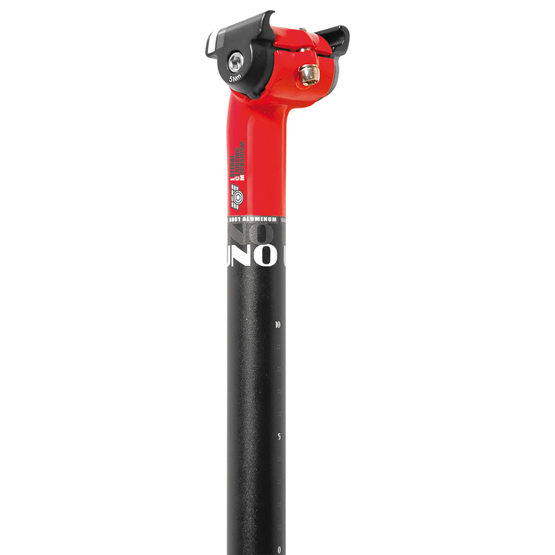 UNO TS 640 Bicycle Seatpost - 350mm Ø31.6 Red/Black