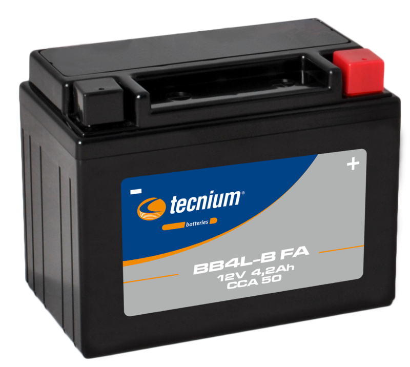 TECNIUM Wartungsfreie Batterie Werkseitig aktiviert - BB4L-B
