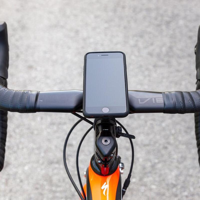 SP-CONNECT Bike Bundle II fixed on Handlebar or Stem - iPhone 13 Pro Max