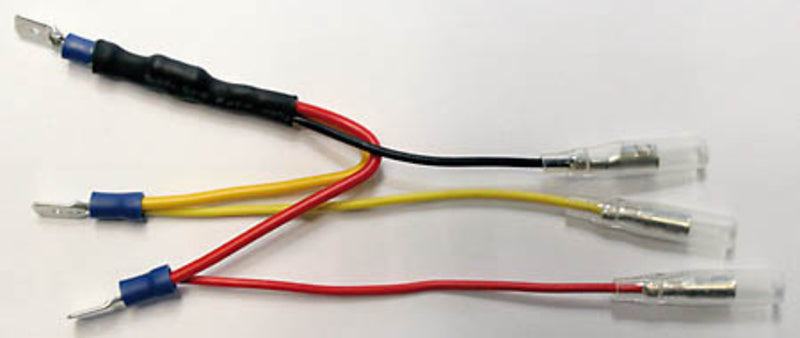 SHIN YO Widerstand mit Adapterkabel für LED-Rücklichter, 6,3 mm Flachstecker