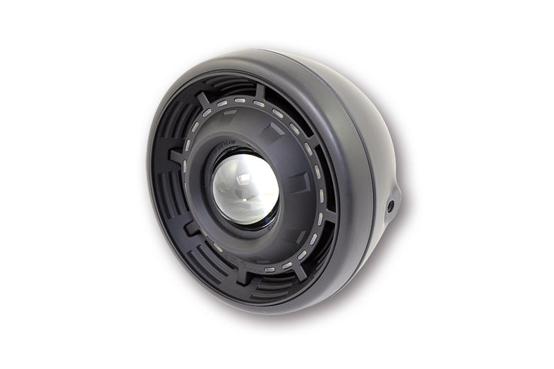 SHIN YO Ellipsoid-Scheinwerfer Cyclops, Schwarz matt