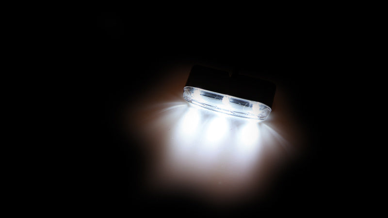 SHIN YO Universal TRI-LED-Standlicht mit Halter und selbstklebender Folie, 12V