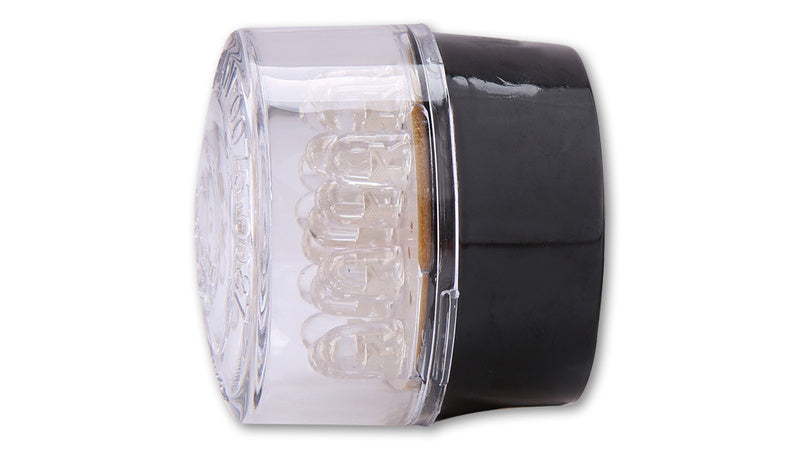 SHIN YO Einsatz LED-Mini-Rücklicht Bullet, Rund, Glas transparent