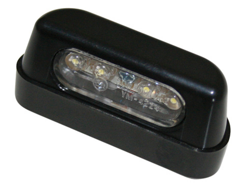 SHIN YO LED Kennzeichenbeleuchtung, ABS Schwarz