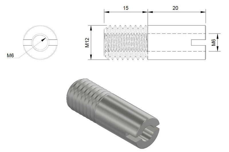 HIGHSIDER Lenkeradapter BMW RnineT, S 1000 R, 14- (Paar)