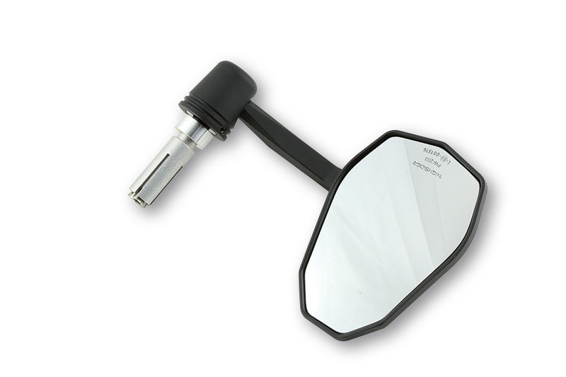 HIGHSIDER pro Lenkerendenspiegel Victory-X Schwarz Mit LED Blinker (1Stck.)