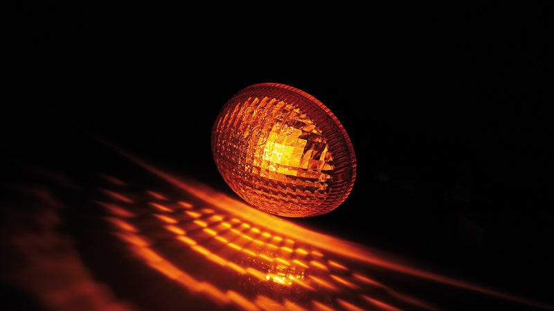 SHIN YO Oval Mini-Blinker Schwarz