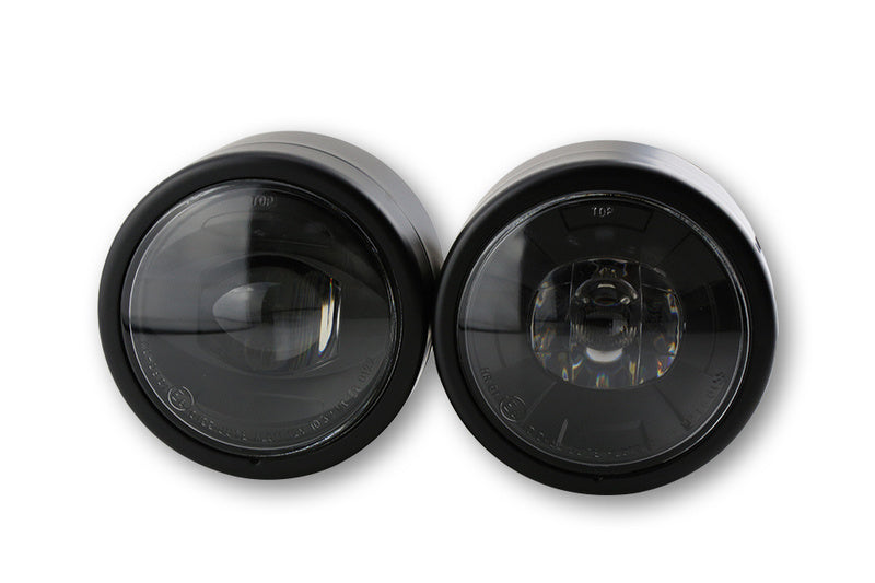 SHIN YO LED Hauptscheinwerfer Twin Schwarz seitliche Befestigung