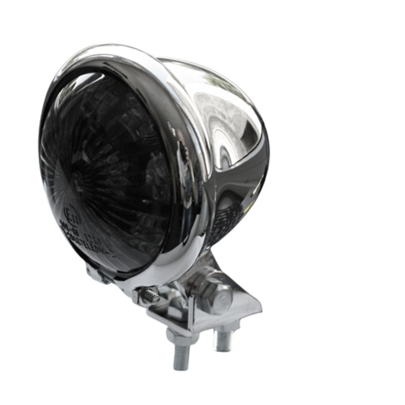 SHIN YO LED-Rücklicht Bates Style verchromtes Gehäuse getöntes Glas